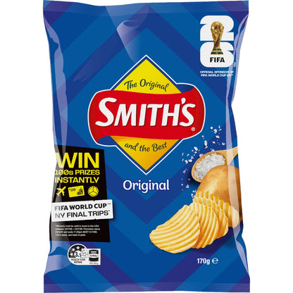 Smiths Crinkle Cut Potato Chips Original 170g