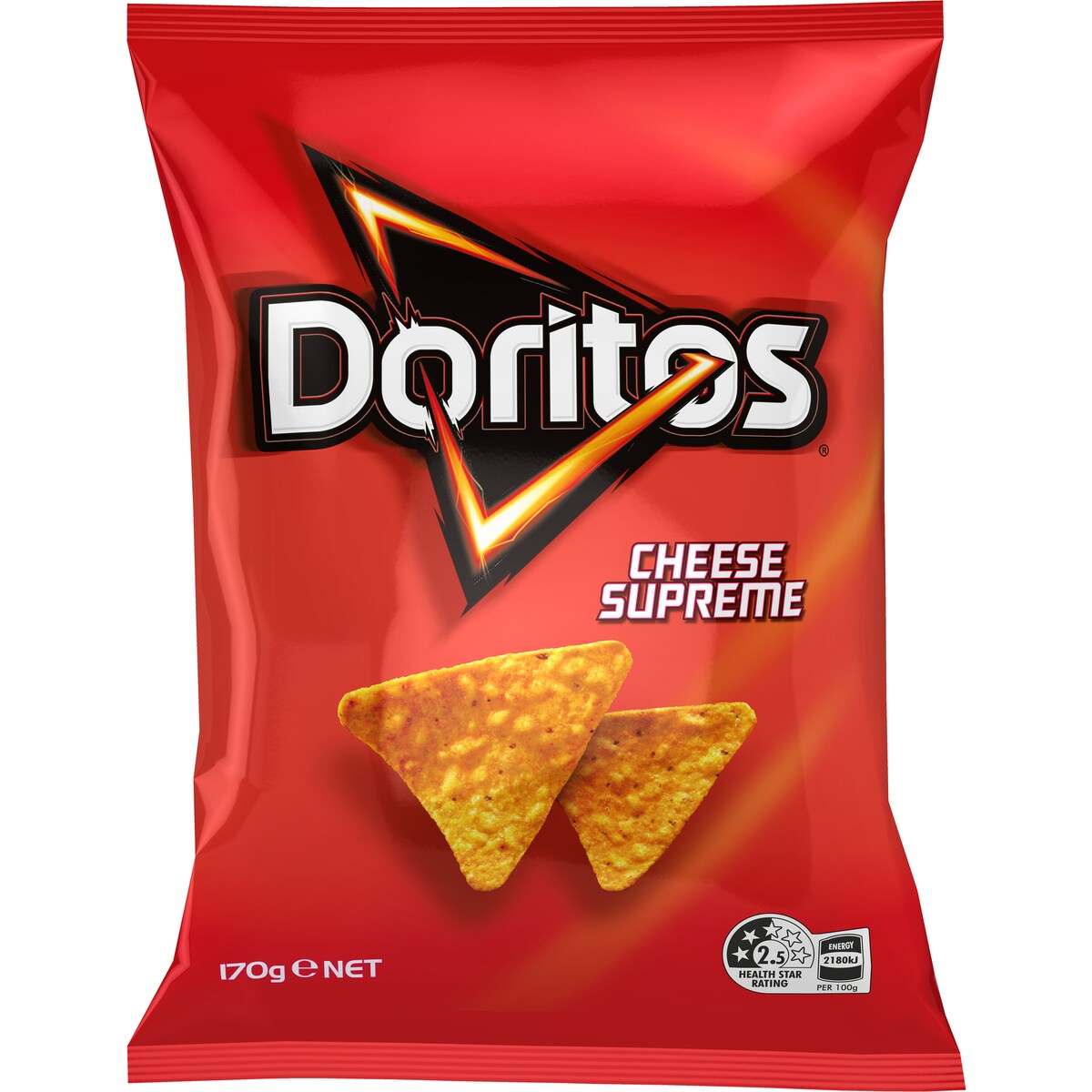 Doritos Corn Chips Cheese Supreme Share Pack 170g