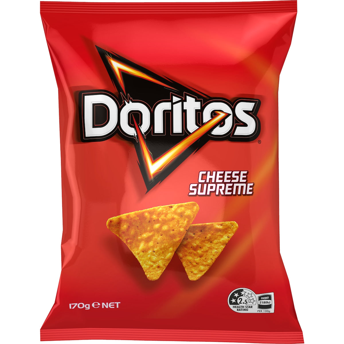 Doritos Corn Chips Cheese Supreme Share Pack 170g