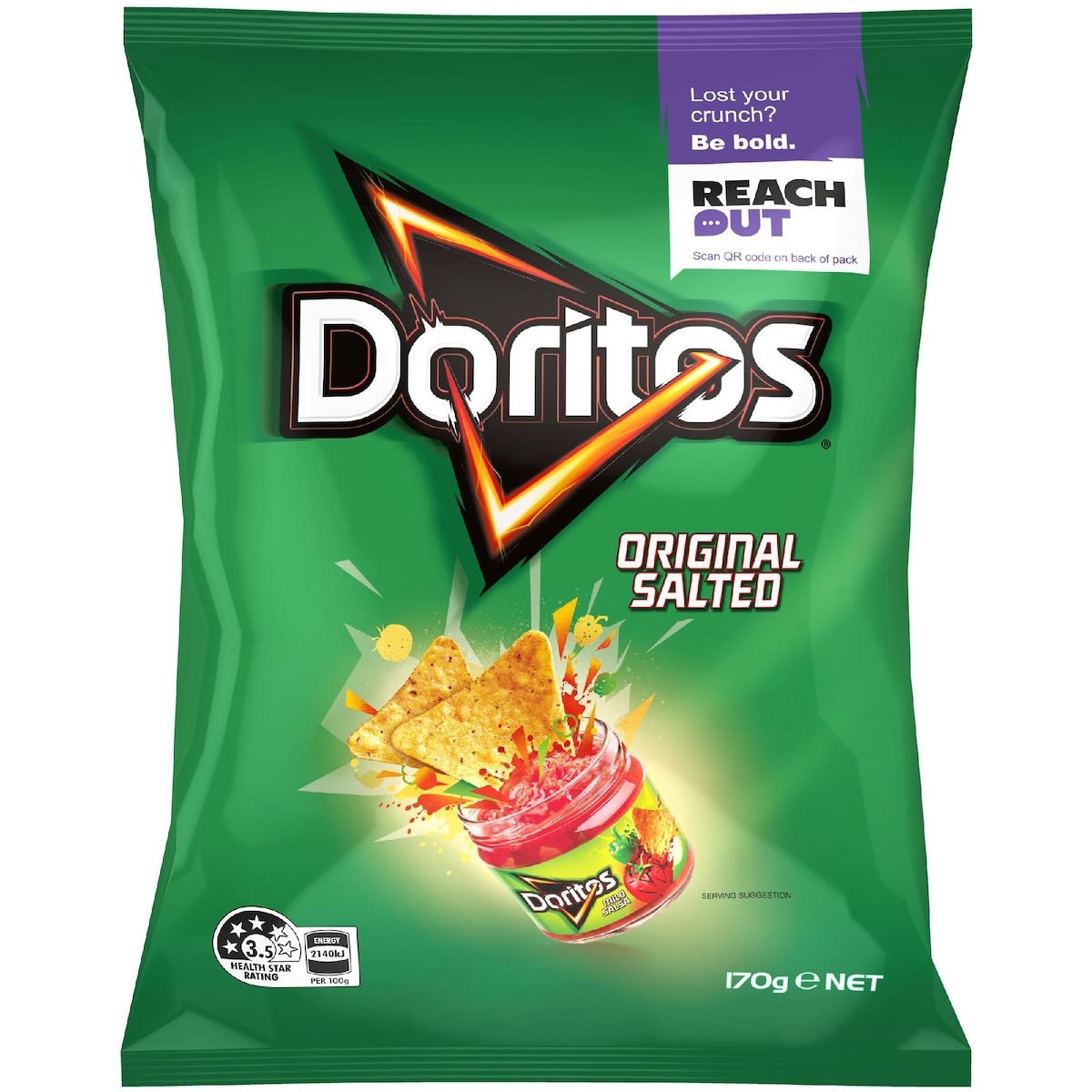 Doritos Corn Chips Original Share Pack 170g