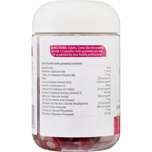 Natures Way Vitagummies Womens Multivit Orange Lemon Blueberry 100 pack