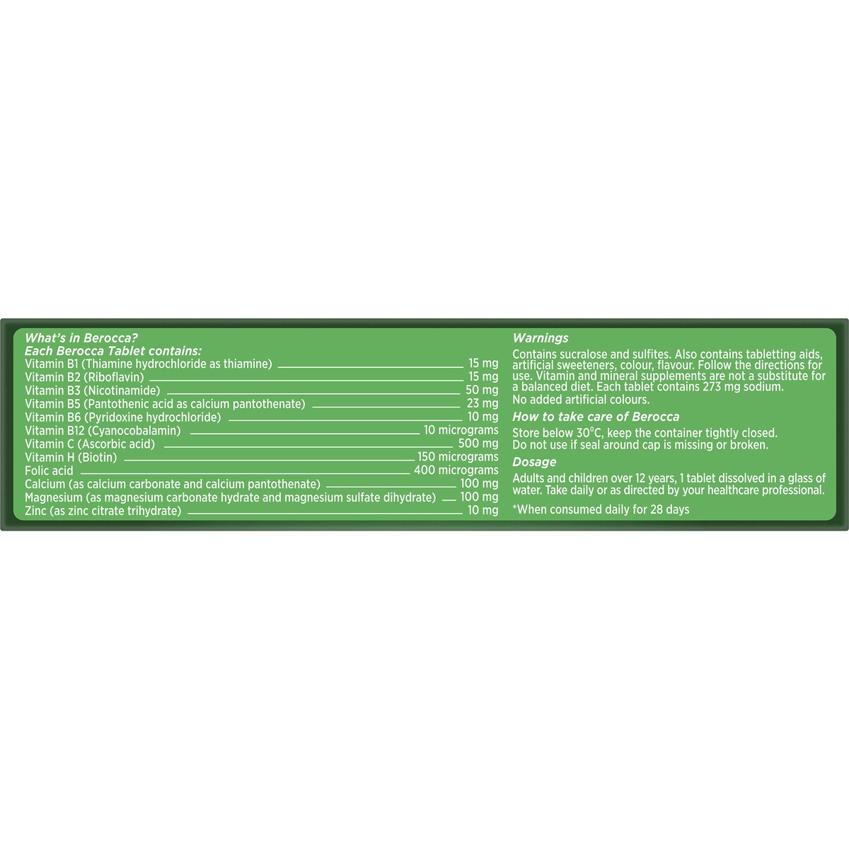Berocca Vitamin B & C Mango & Orange Flavour Energy 45 pack