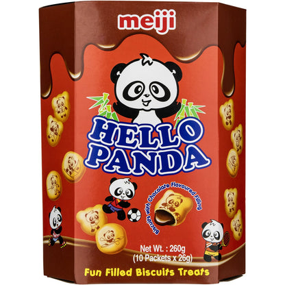 Meiji Hellopanda Large Biscuits Chocolate 260g