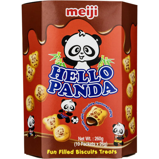 Meiji Hellopanda Large Biscuits Chocolate 260g