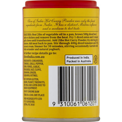 Clive Of India Hot Madras Curry Powder 50g