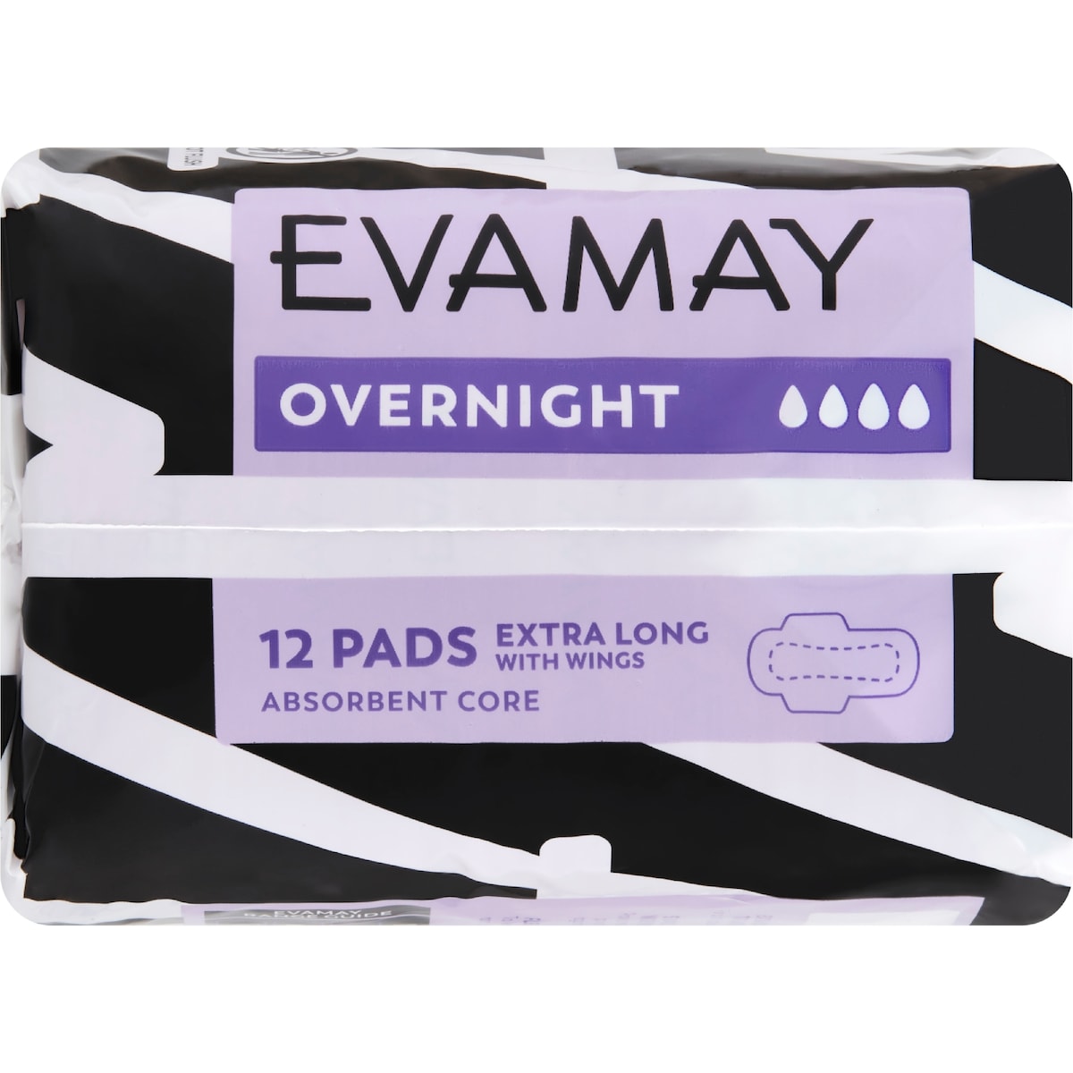 Evamay Pads With Wings Night 12 Pack