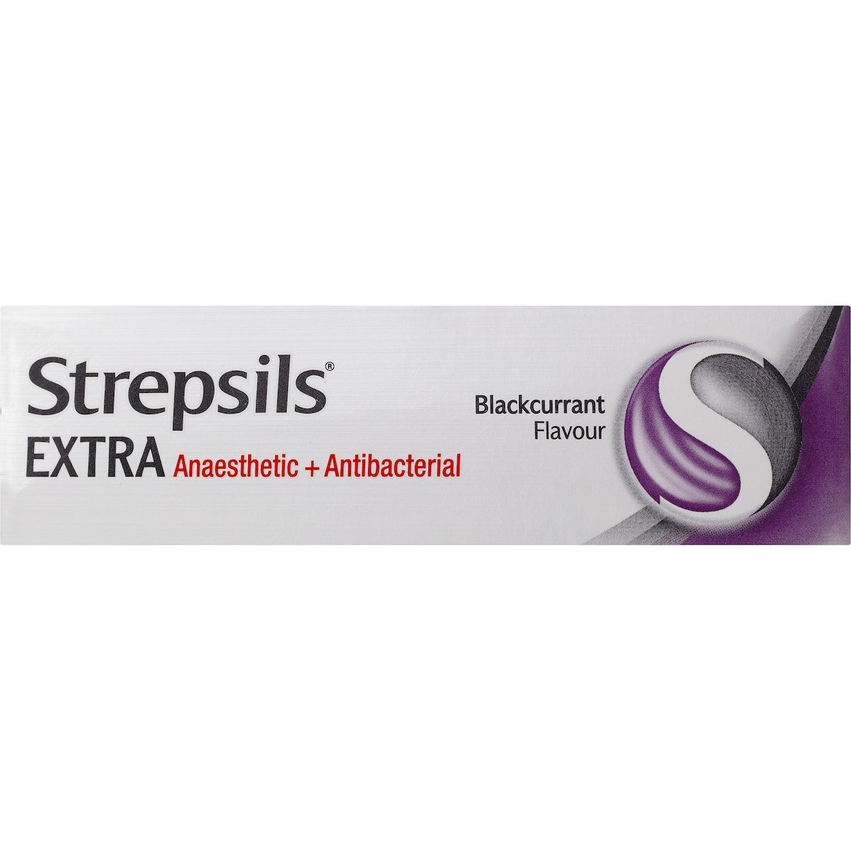 Strepsils Extra Blackcurrant Fast Numbing Pain Relief Lozenges 36 Pack