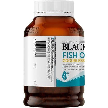 Blackmores Odourless Fish Oil 1000mg Omega-3 Capsules 400 pack