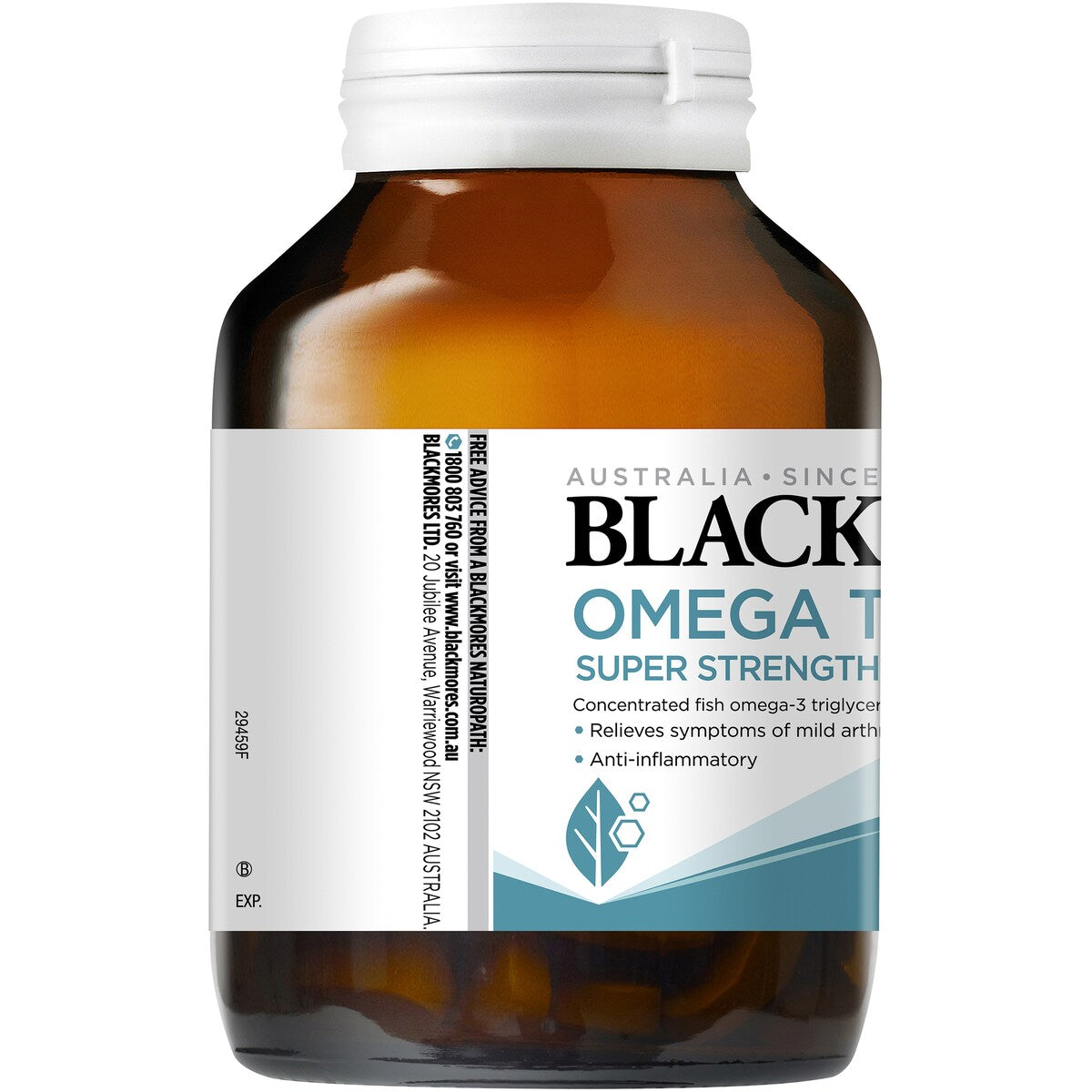 Blackmores Omega Triple High Strength Fish Oil Capsules 60 pack