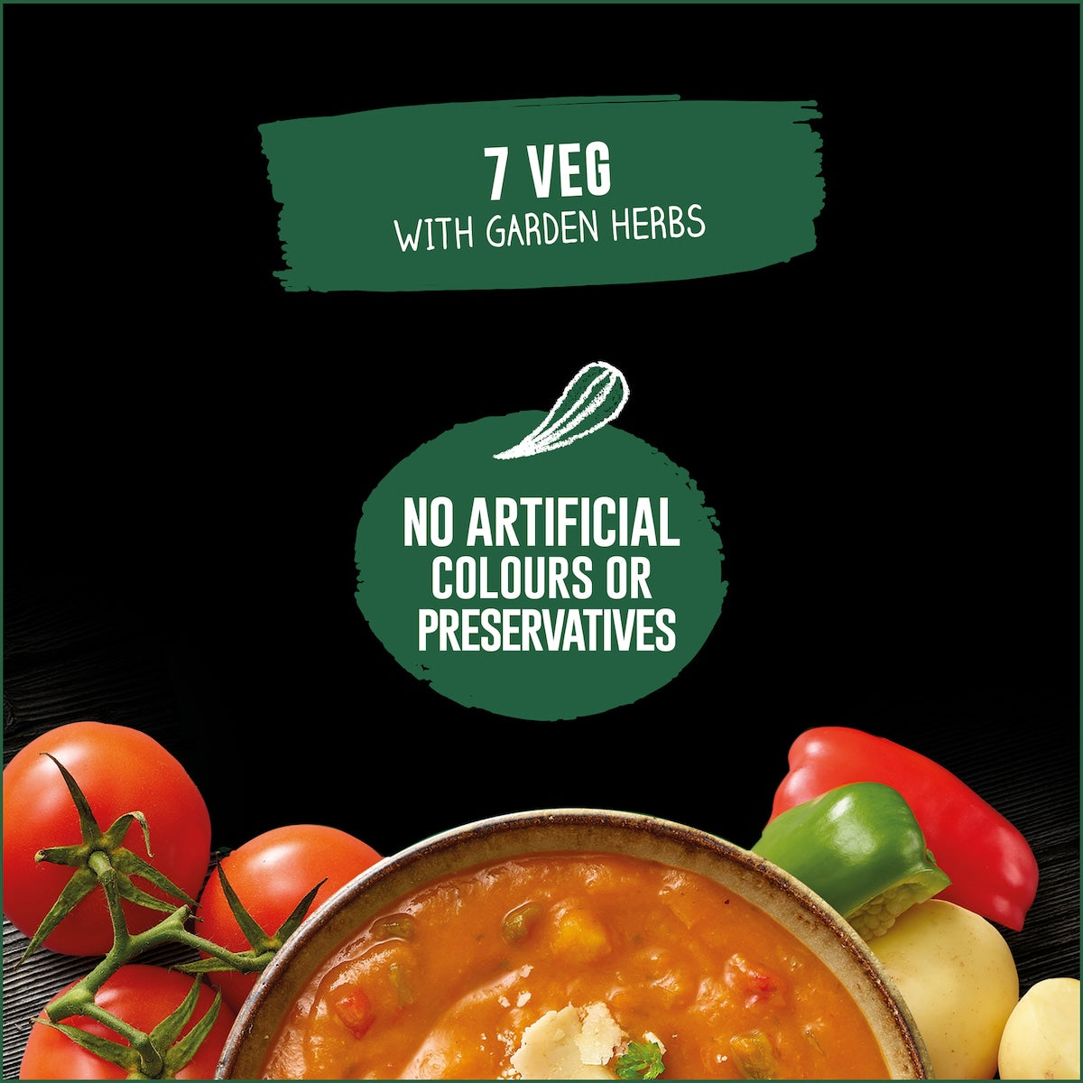 Heinz Soup Of The Day 7 Veg With Garden Herbs Pouch 430g