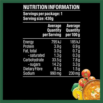 Heinz Soup Of The Day 7 Veg With Garden Herbs Pouch 430g