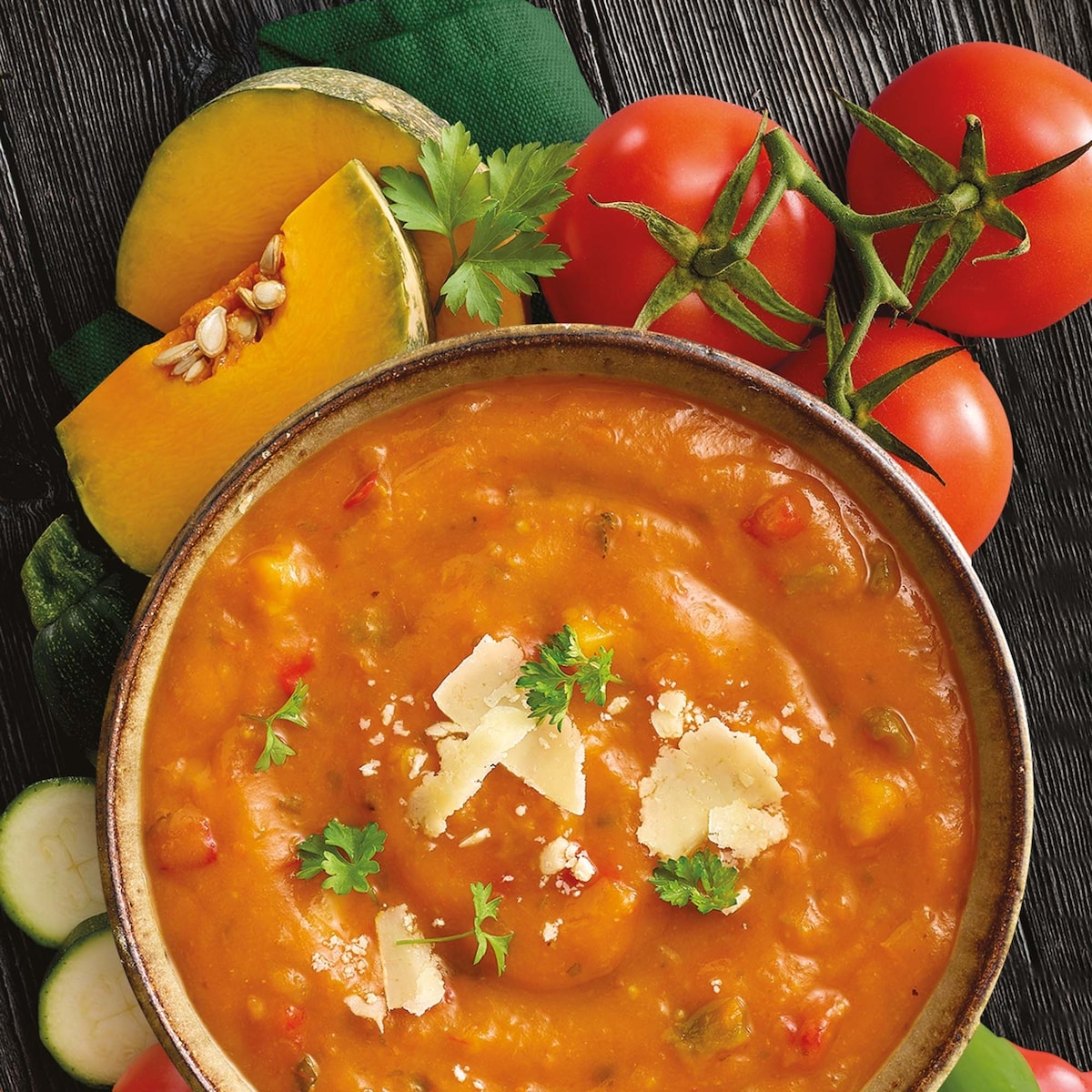 Heinz Soup Of The Day 7 Veg With Garden Herbs Pouch 430g