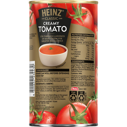 Heinz Classic Canned Soup Creamy Tomato 535g