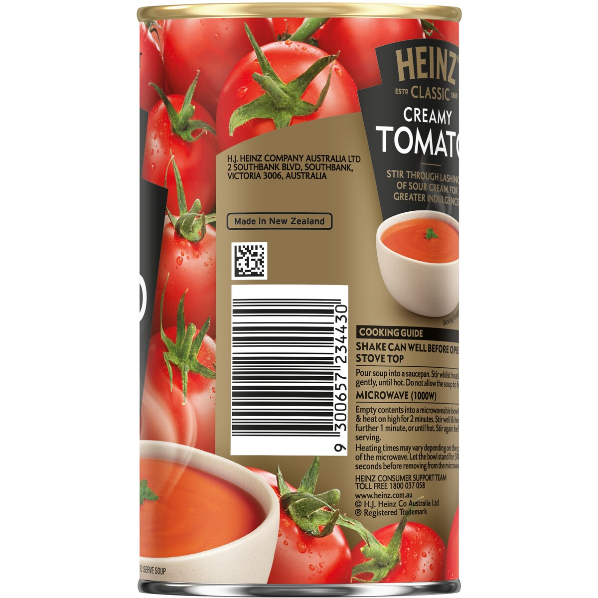 Heinz Classic Creamy Tomato Soup Canned Vegetable Soup 535g