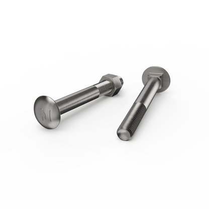 Zenith Stainless Steel 304 Cup Head Bolts - M12 x 100mm - 12 Pack
