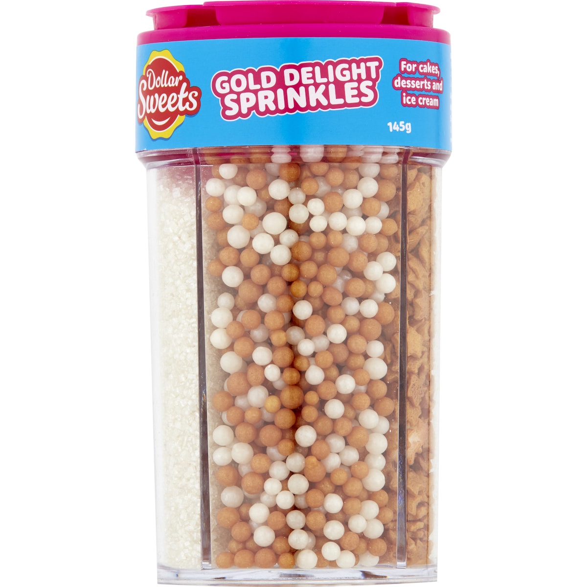 The Creative Kitchen Gold Delight 4 Compartment Jar each