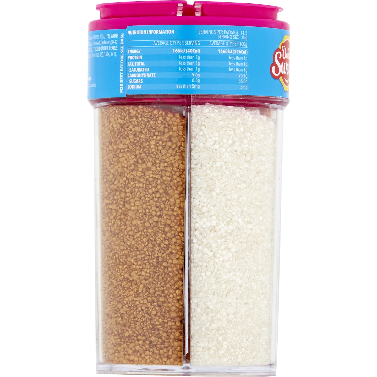 The Creative Kitchen Gold Delight 4 Compartment Jar each