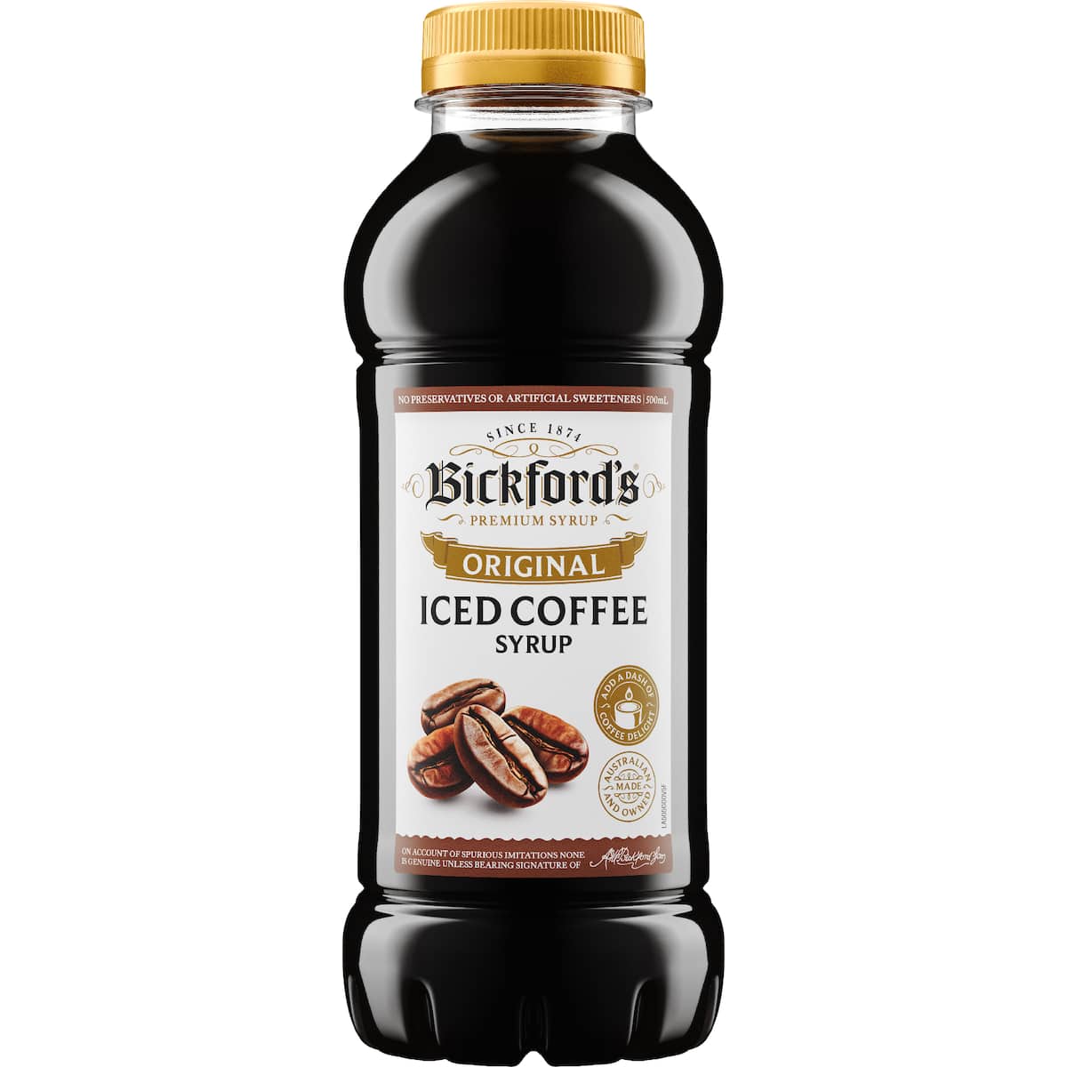 Bickford's Iced Coffee Syrup 500ml