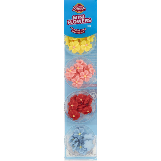 The Creative Kitchen Mini Flowers Cake Decorations 48 pack