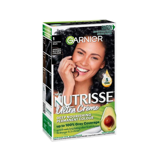 Garnier Nutrisse1 Liquorice Permanent Hair Colour - 1 pack