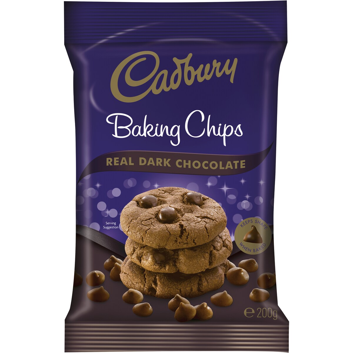 Cadbury Baking Dark Chocolate Chips 200g