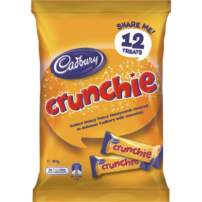 Cadbury Crunchie Milk Chocolate Mini Bars 12 Pack