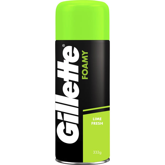 Gillette Shaving Foam Lemon Lime 333g Each