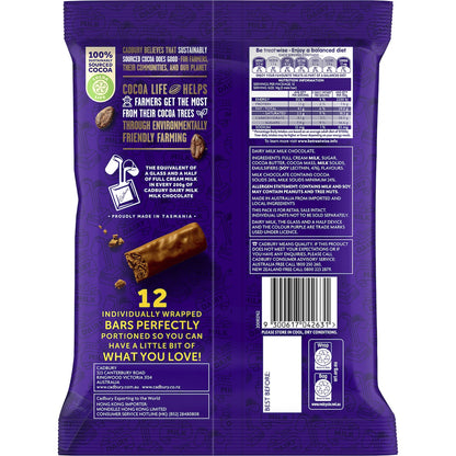 Cadbury Twirl Milk Chocolate Mini Bars 12 Pack