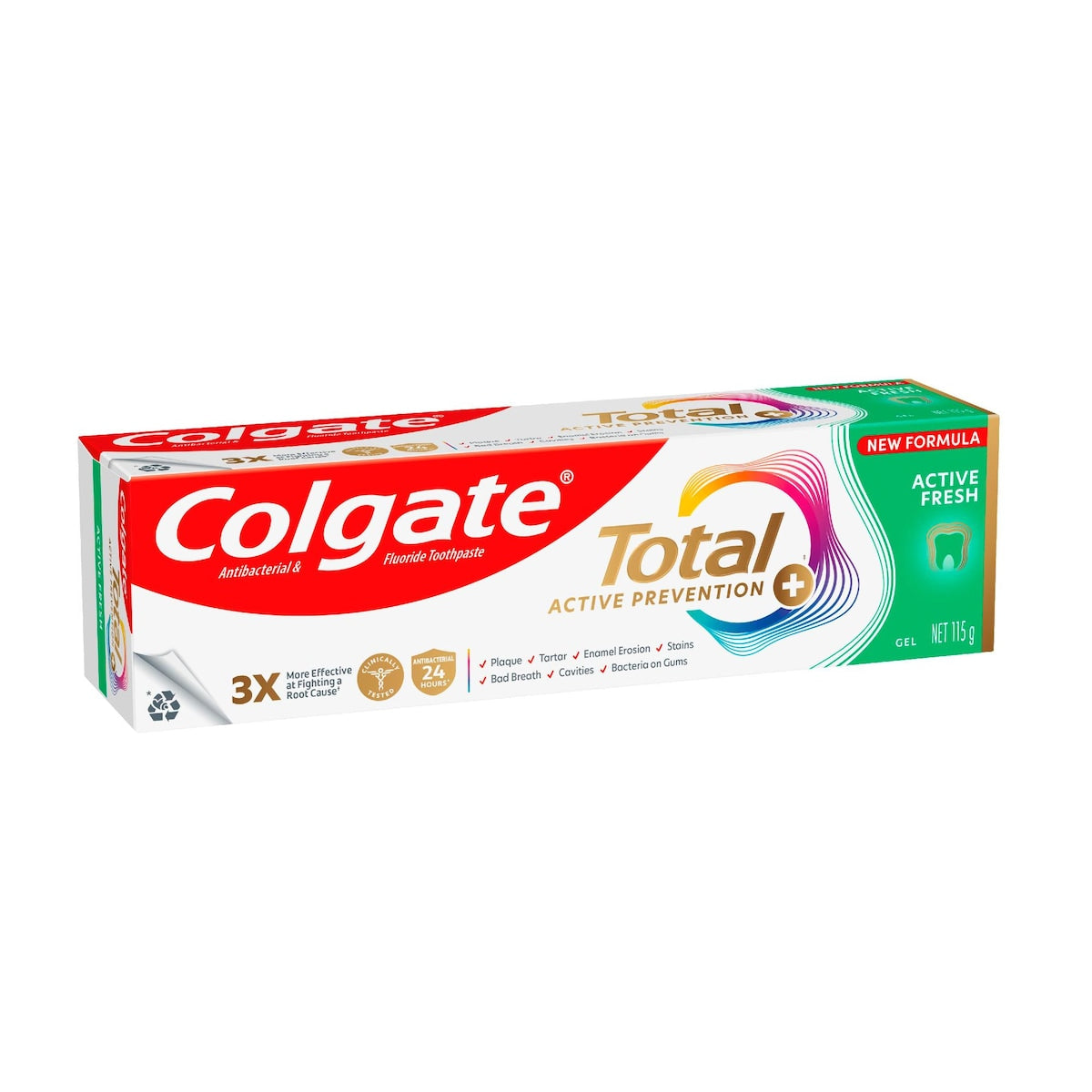 Colgate Total Active Prevention Active Fresh Toothpaste 115g