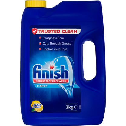Finish Concentrated Lemon Dishwashing Powder 2kg