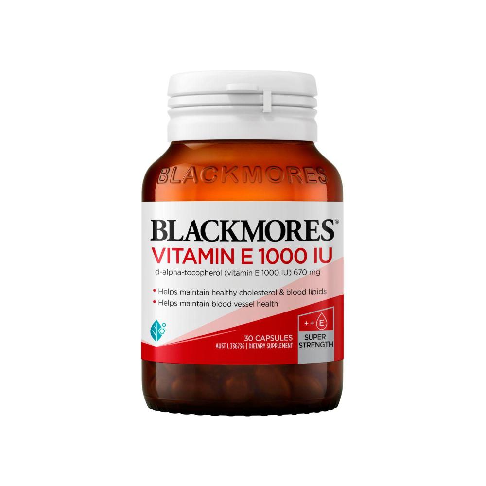 Blackmores Vitamin E 1000iu Capsules - 30 pack
