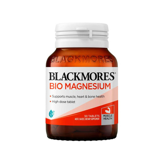 Blackmores Bio Magnesium Muscle Health Tablets - 50 pack