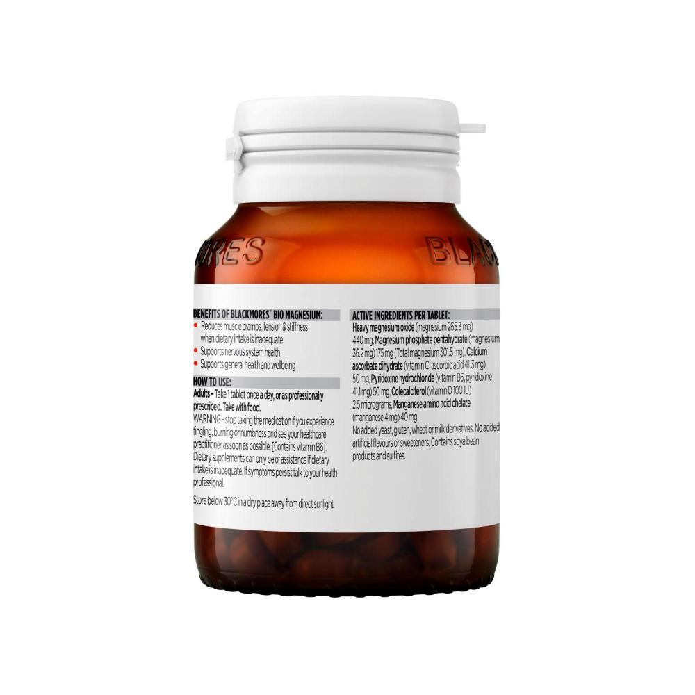 Blackmores Bio Magnesium Muse Health Tablets - 50 pack
