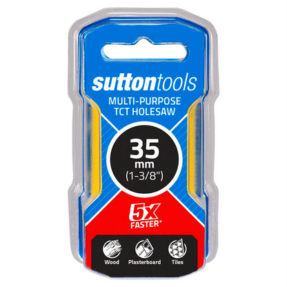 Sutton Tools TCT Multi Purpose Seamless Holesaw - 35mm