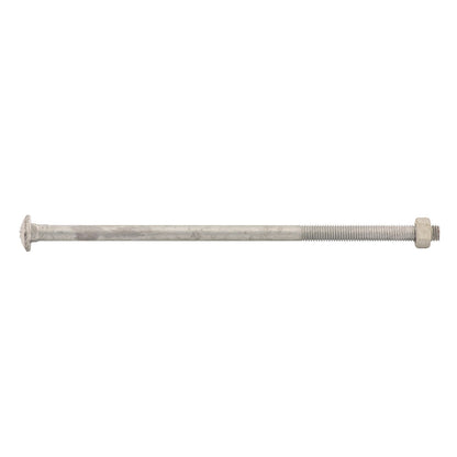 Zenith Cup Head Bolts - M10 x 240mm - Hot Dipped Galvanised - 12 Pack