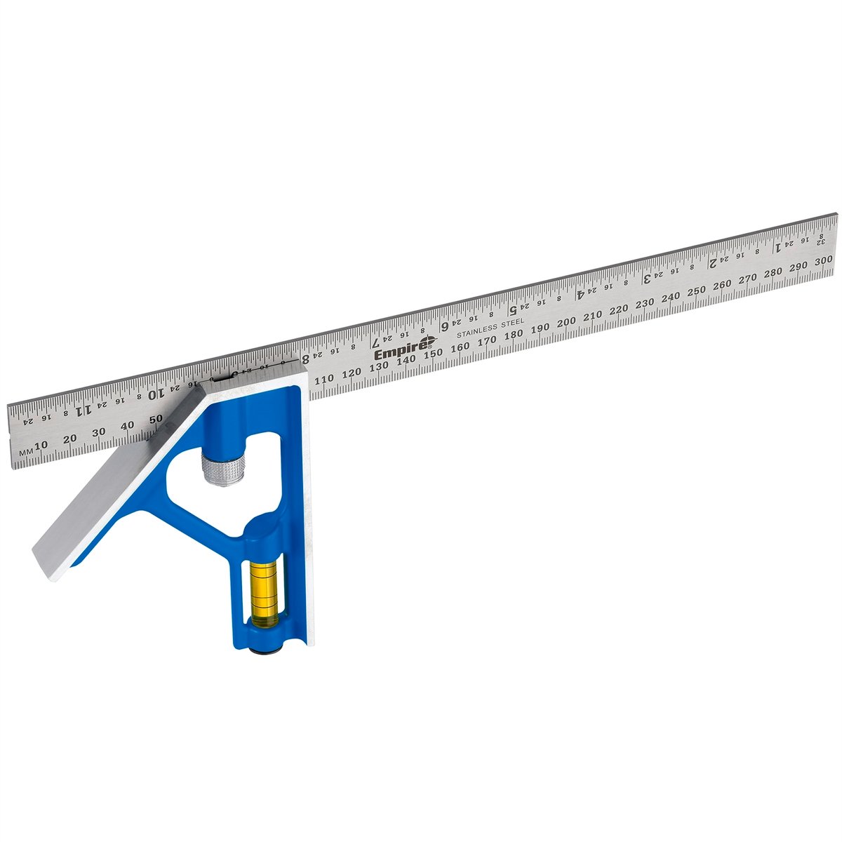 Empire Combination Square - 300mm - Stainless Steel - BLADE-LOCK™