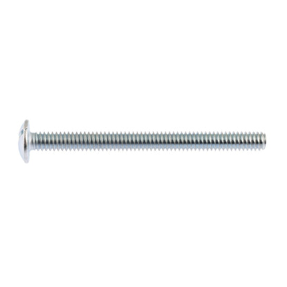 Zenith Mushroom Head Bolt - 1/4 x 75mm - 25 Pack