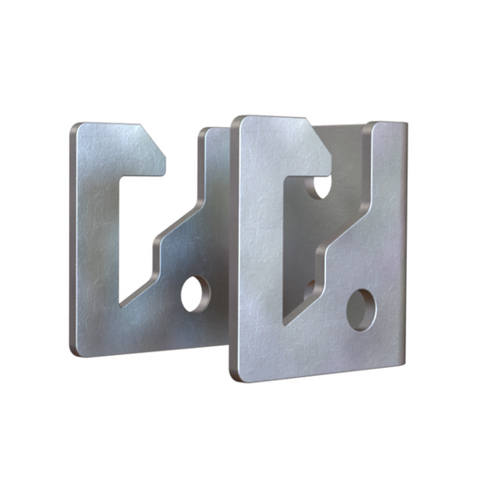 Rapid Galvanised Steel Wall Bracket - 35 x 35mm - 6 Pack