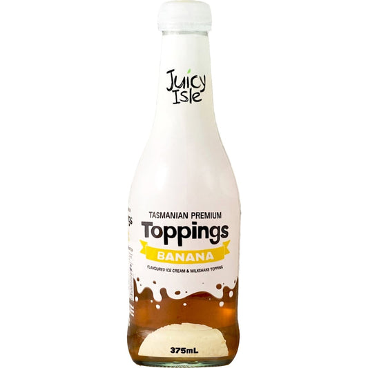 Juicy Isle Banana Topping Topping 375mL