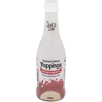 Juicy Isle Strawberry Topping 375mL