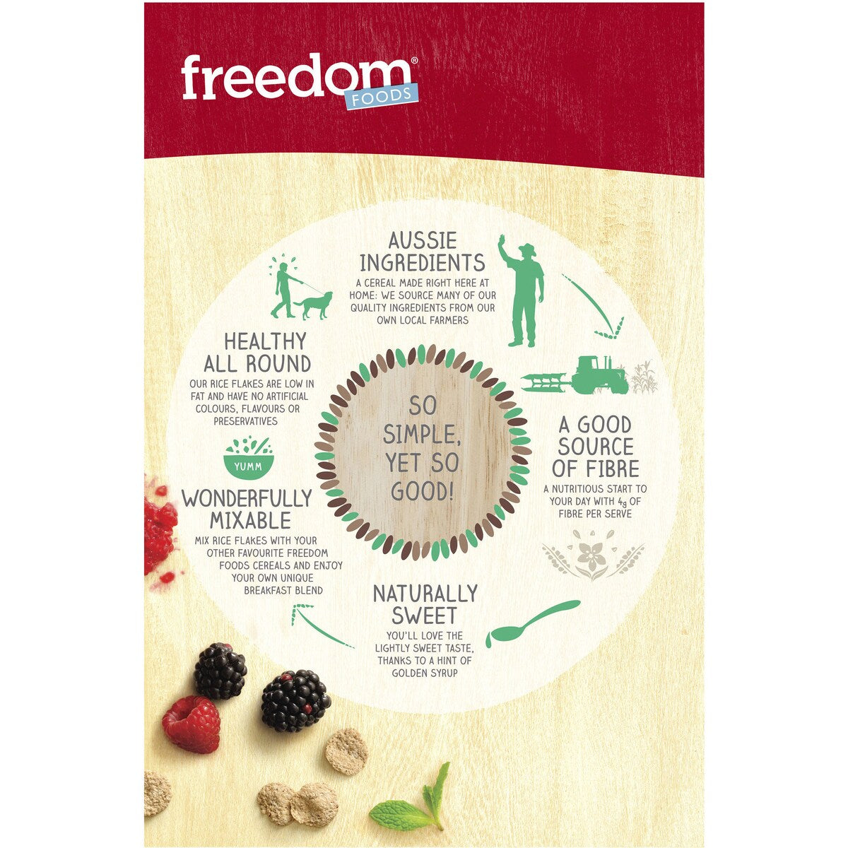 Freedom Foods Rice Flakes 300g