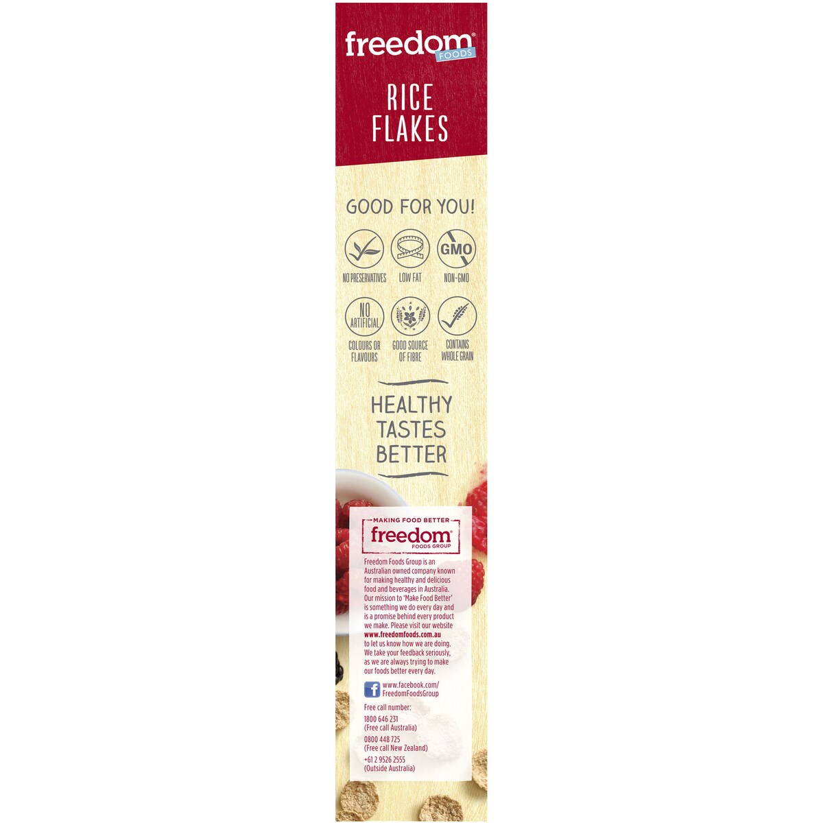 Freedom Foods Rice Flakes 300g
