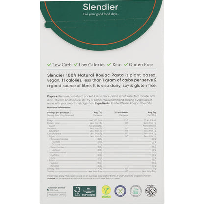 Slendier Konjac Fettuccine Style 400g