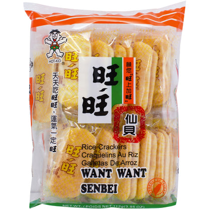 Hot Kids Rice Snacks Want Want Senbei 112g