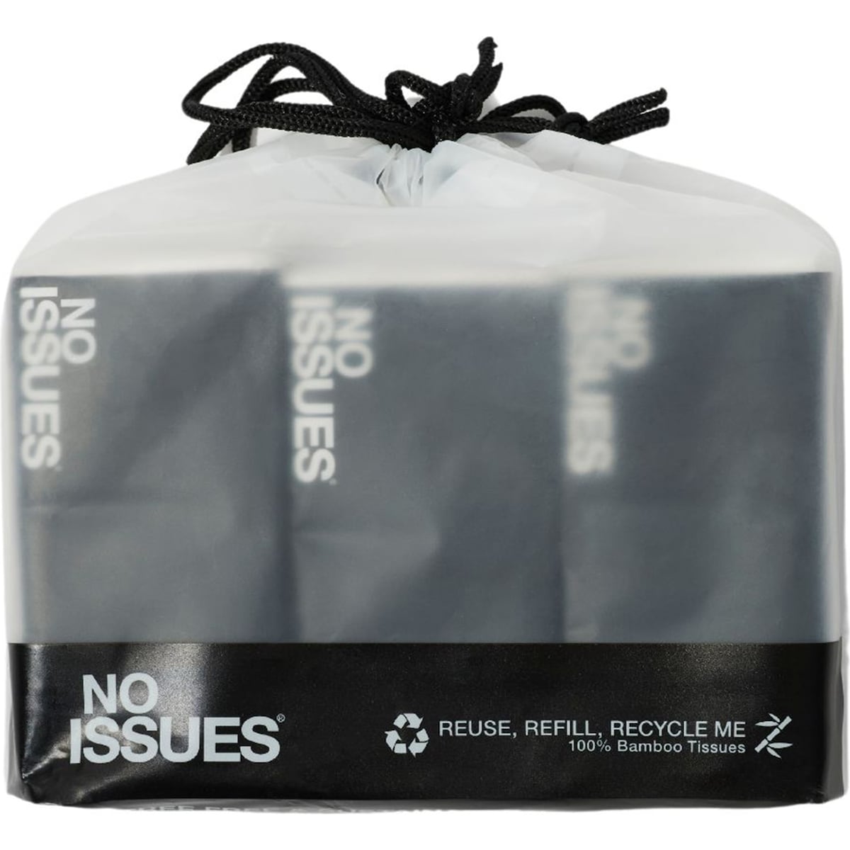 No Issues Bamboo, Aloe Vera & Vitamin E Pocket Facial Tissues 3 Ply 6 Pack