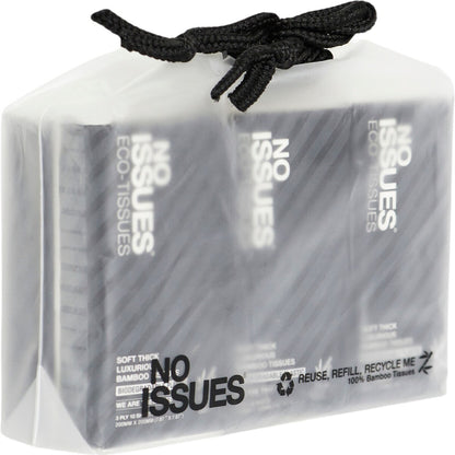No Issues Bamboo, Aloe Vera & Vitamin E Pocket Facial Tissues 3 Ply 6 Pack