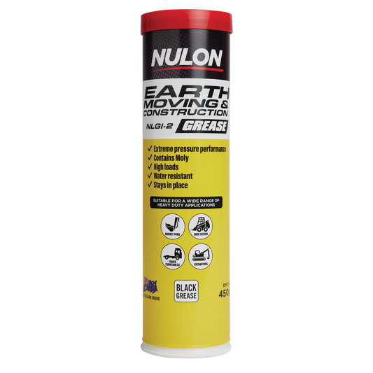 Nulon Earth Moving & Construction Black Grease - 450g