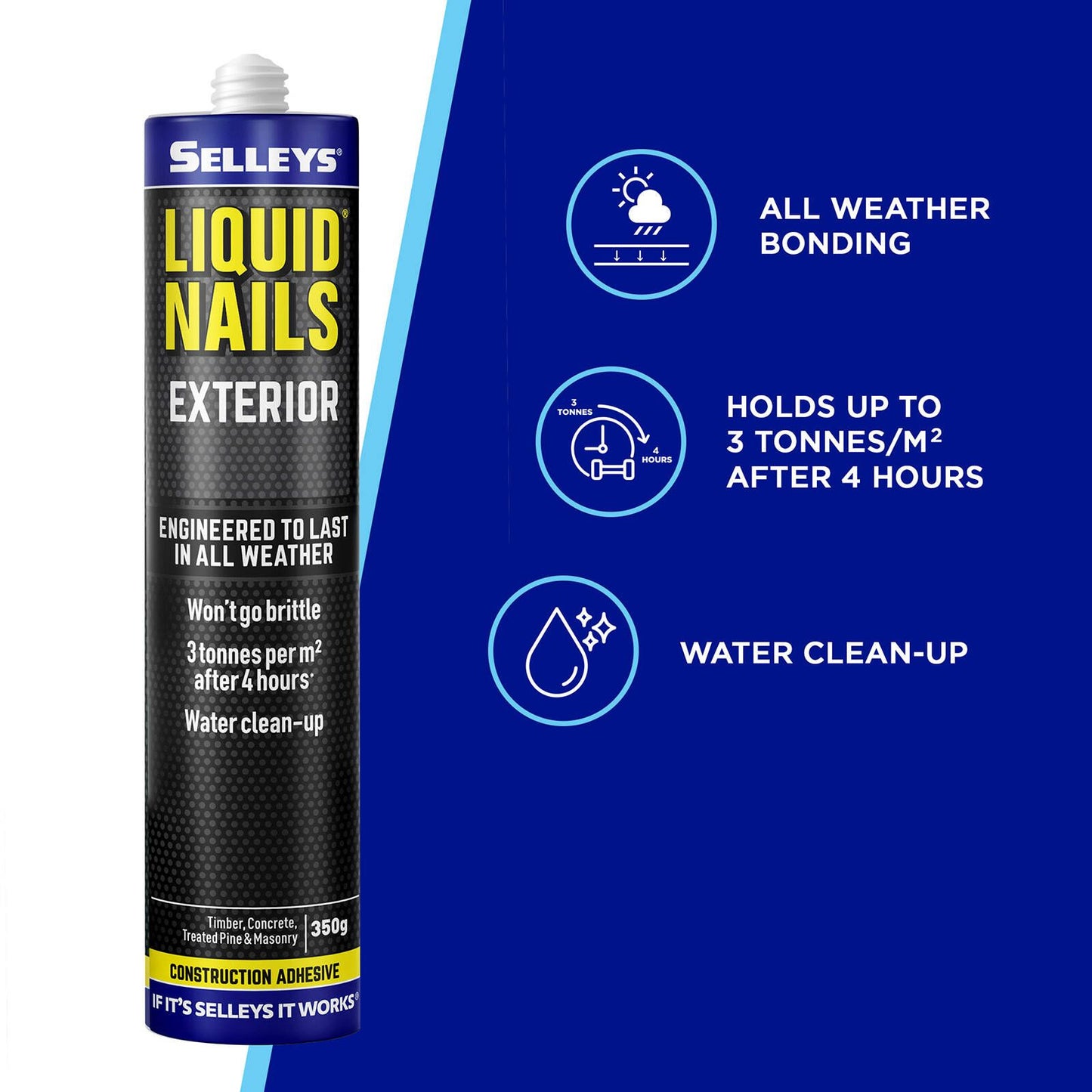 Selleys Liquid Nails Exterior - 350g