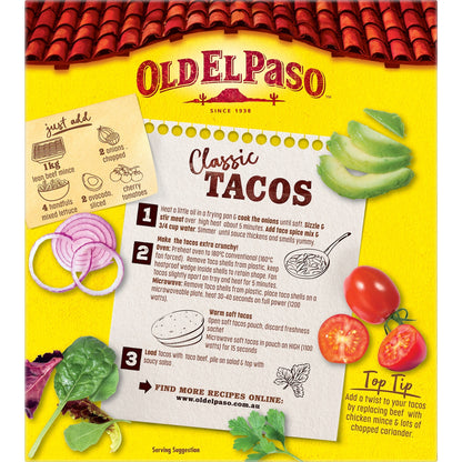 Old El Paso Bulk Hard & Soft Taco Kit Mexican Style 560g