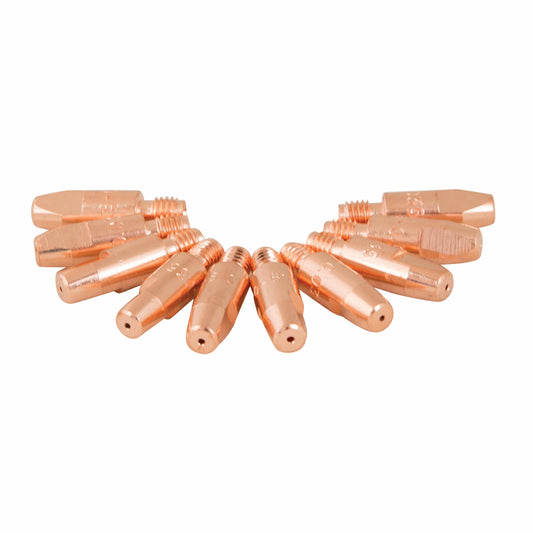 Bossweld M6 Aluminium Contact Tip - 1.0mm - 10 Pack